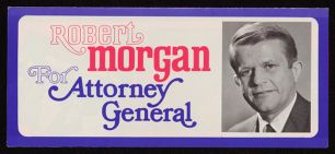 Robert Morgan campaign pamphlet